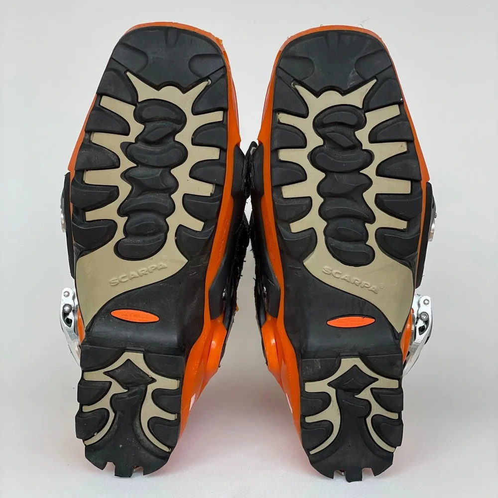 Scarpa Spirit 3 Touring Ski Boots‎ Mens 9 305mm Orange/Black Made in Italy